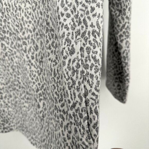 Nic‎ + Zoe leopard print Long sleeve top size Small - Picture 4 of 5